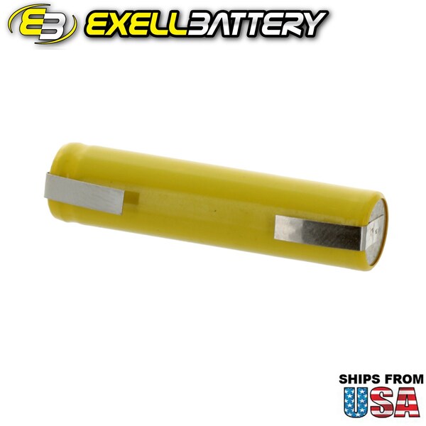 Exell Battery AAA 1.2V 300mAh Rechargeable Battery w/Tabs for DIY, Radios, Power Packs - EBC-309-1