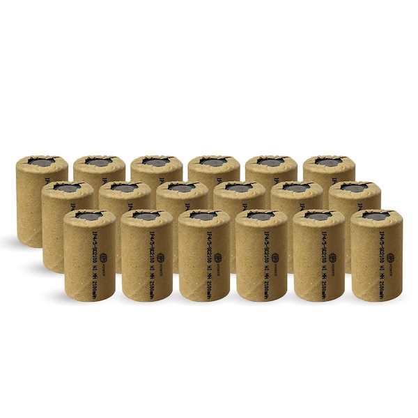Ip Power 4/5 Sub C Ni-Mh 2100mAh  18PK - IP-NH-4/5SC-2100-FT-18