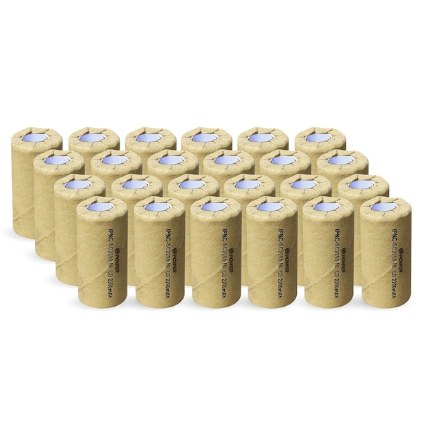 Ip Power Sub C Ni-Cd 2200mAh 24PK - IP-NC-SC-2200-FT-24