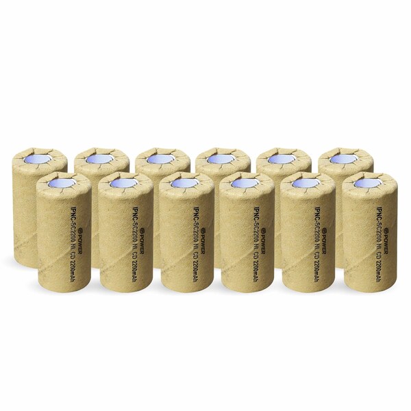 Ip Power Sub C Ni-Cd 2200mAh - 12PK - IP-NC-SC-2200-FT-12