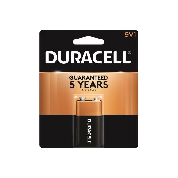 Duracell Duracell MN1604B1Z Alkaline General Purpose Battery - For Multipurpose - 9V - 9 V DC - 1 Each - MN1604B1Z