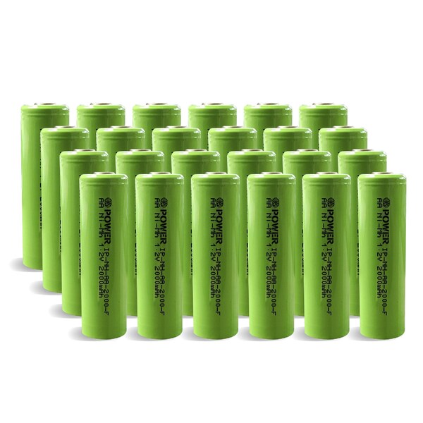 Ip Power Ni-Mh AA 2000mAh Flat Top 24PK - IP-NH-AA-2000-FT-24
