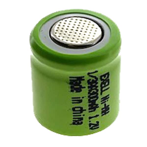 Exell Battery 1/3AA  1.2V Flat top Rechargeable Battery for DIY, FRS, Keypads, Alarms - EBC-504-0