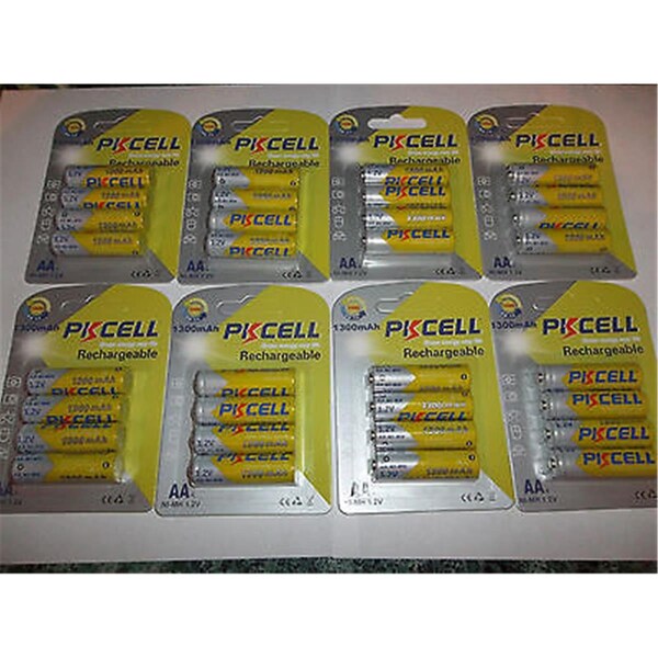 Pkcell 1.2V Rechargeable AA Battery with 2600 mAh, 4PK - PK130271