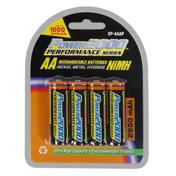 Miscellaneous Power2000 Performance Series - 2,950 Mah 10 Pack Nickle Metal Hydride Aa Rechargeable Batteries - XP10AA