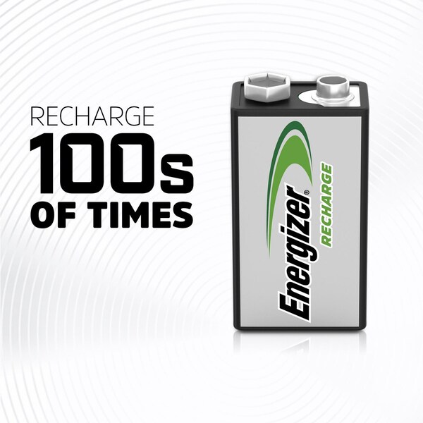 Energizer Precharged Recharg Battery, 9V, NiMh - NH22NBP