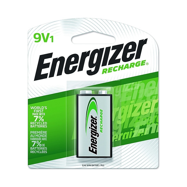 Energizer Precharged Recharg Battery, 9V, NiMh - NH22NBP
