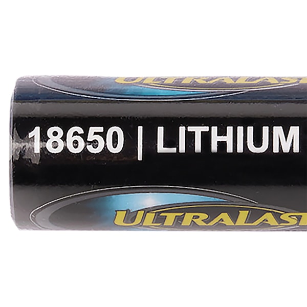 Ultralast 2,600 mAh 18650 Retail Blister-Carded Batteries (Single Pack) - UL1865-26-1P