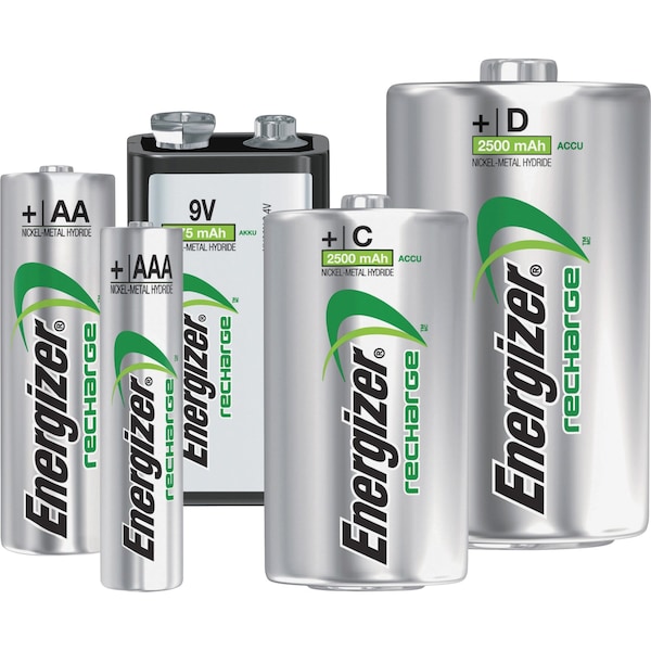 Energizer Precharged Recharg Battery, AAA, NiMh, PK2 - NH12BP-2