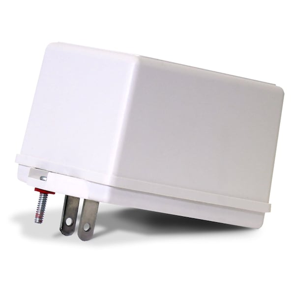 Upg 24VAC40VA L6 PlugIn Transformer No LED 2 Prong Fused White - UB2440W-L6