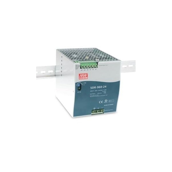 Icomtech Industrial AC/DC Din Rail Power Supply Single Output 24V 40A 960W - SDR-960-24