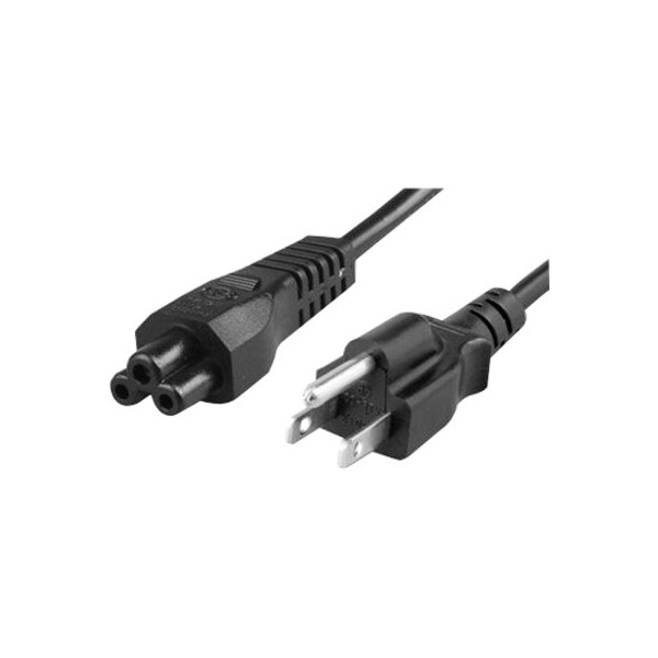 Unirise Usa 6Ft Black 5/15P-C5 Notebook Power Cord, Svt, 10Amp - PWCD-515PC5-10A-06F-BLK