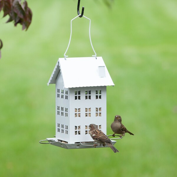 Perky-Pet Perky-Pet Wild Bird 2.8 lb Metal Farmhouse Bird Feeder 4 ports - WFH001