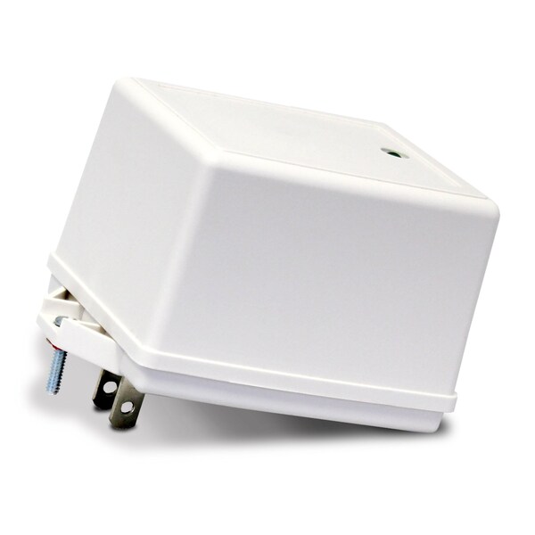 Upg 165VAC40VA L6 PlugIn Resettable Trnsfrmr wLED 2 Prong Wht - UB1640W-RL-L6