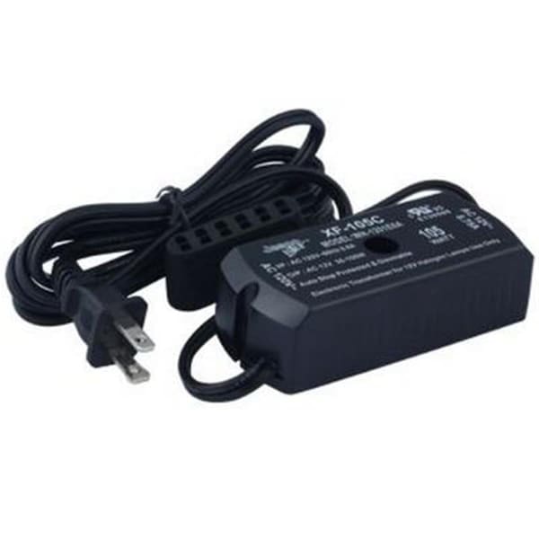 Jesco Lighting 12V AC Plug & Play Electronic Transformer, Black Finish - JE308122