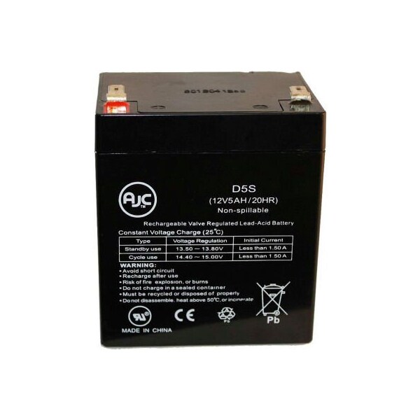 Battery Clerk AJC ADI BP412 12V 5Ah Alarm Battery - ADI-BP412