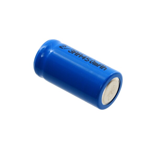 Exell Battery Rechargeable Battery 2/3AA NiCd 1.2V 450mAh Button Top for Solar Light - EBC-2/3AA-NIPPLE