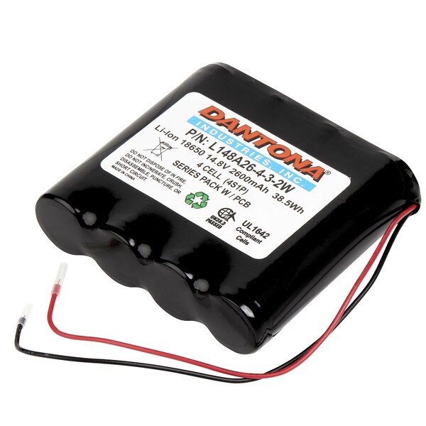 Dantona Battery, L148A26-4-3-2W - L148A26-4-3-2W
