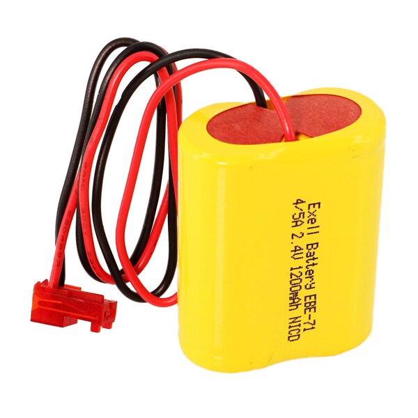 Exell Battery Emergency Lighting Battery Fits Lithonia ELB2P401N Replaces CUSTOM-71 - EBE-71