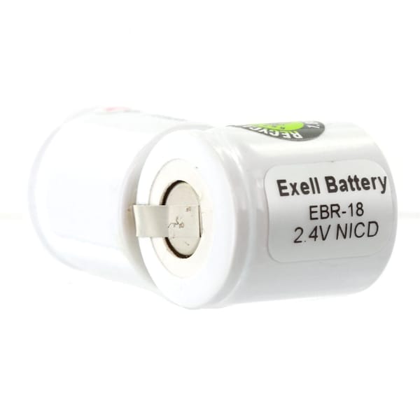 Exell Battery Razor Battery For Abercrombie & Fitch 600 Cordless Razor - EBR-18