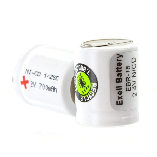 Exell Battery Razor Battery For Abercrombie & Fitch 600 Cordless Razor - EBR-18