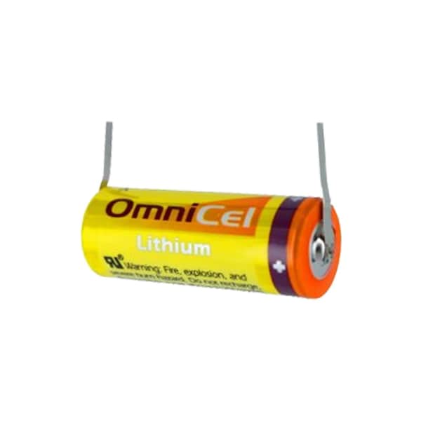 Omnicel ER18505 3.6V 3.8Ah Sz A Lithium Battery Tabs Tracking AMR - ER18505/T