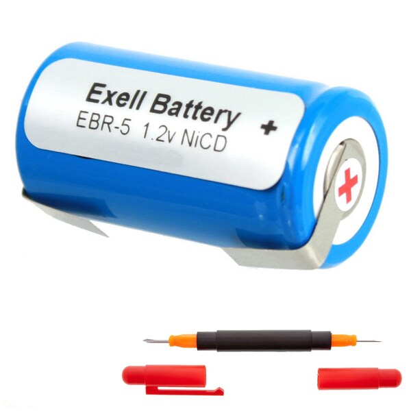 Exell Battery Razor Battery For Norelco Razors HP 1327D & HP 1328 - EBR-5