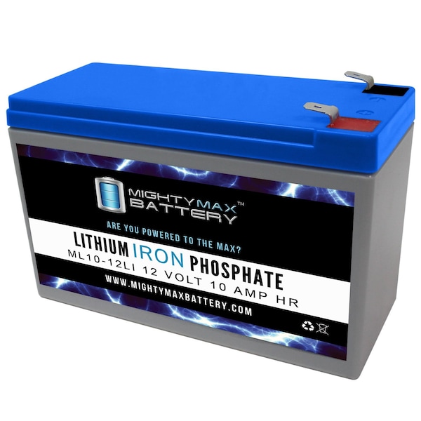 Mighty Max Battery 12V 10AH Lithium Replacement Battery for Bright Way Group BW 1270 - MAX3917889