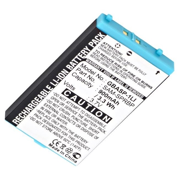 Ultralast Ultralast GBASP-1LI 3.7V & 900 mAh Replacement Lithium-Ion Battery for Nintendo GameBoy Advance SP Video Game Controller - GBASP-1LI
