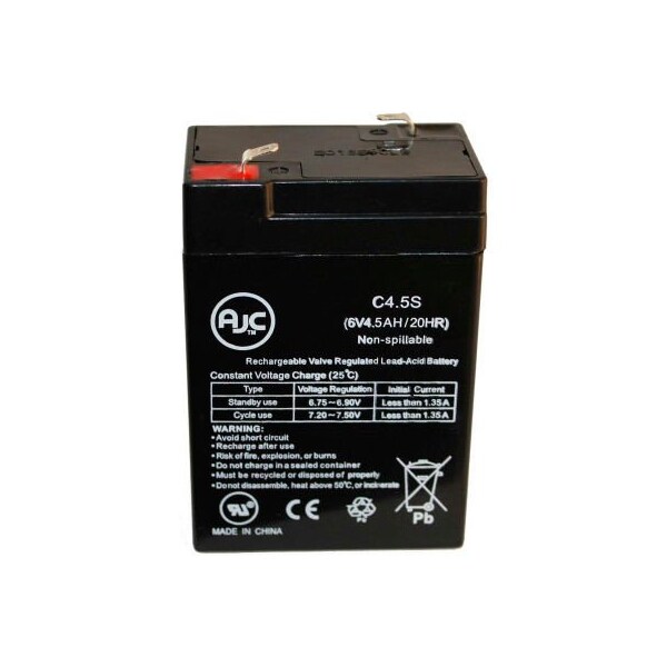 Battery Clerk AJC Hubbell HE612 6V 4.5Ah Emergency Light Battery - HUBBELL-HE612