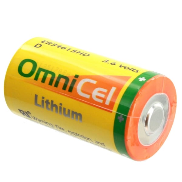 Omnicel ER34615HD 3.6V 13Ah Sz D Lithium Standard Battery Backup - ER34615HD/S