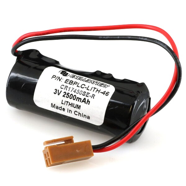Exell Battery 3V PLC Computer Backup Battery LITH-46 25C3891 CR17450SE-R LITH-46 - EBPLC-LITH-46