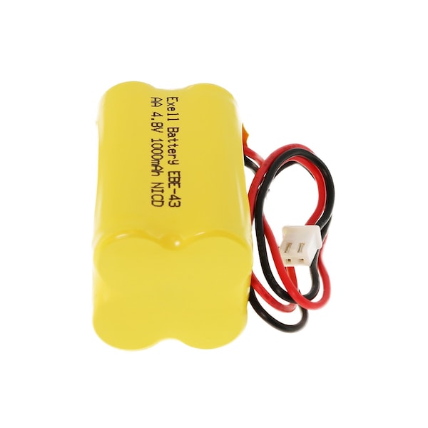 Exell Battery Emergency Lighting Battery Fits  Interstate NIC0186 Simkar 6600012 - EBE-43