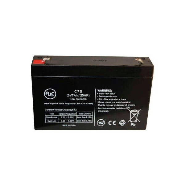 Battery Clerk AJC IMED Gemini PC-1-Model 1310 6V 7Ah Medical Battery - IMED-GEMINI PC-1-MODEL 1310