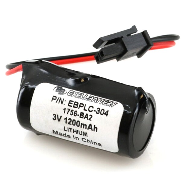 Exell Battery 3V Lithium PLC Computer Backup Battery Replaces 1756-BA2 1756-L6X - EBPLC-304
