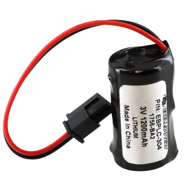 Exell Battery 3V Lithium PLC Computer Backup Battery Replaces 1756-BA2 1756-L6X - EBPLC-304