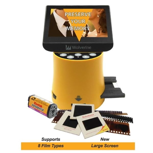 Wolverine Publishing Llc Wolverine F2DTITAN Titan 8-in-1 High-Definition Film to Digital Converter - F2DTITAN