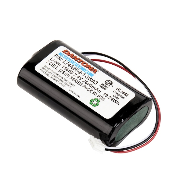 Dantona Battery, L74A26-2-1-3WA3 - L74A26-2-1-3WA3