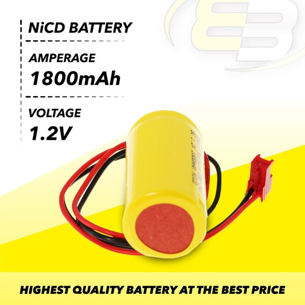Exell Battery Emergency Lighting Battery Fits Lithonia 1009S00-MZ ELB0320 ELB1P201NB - EBE-243