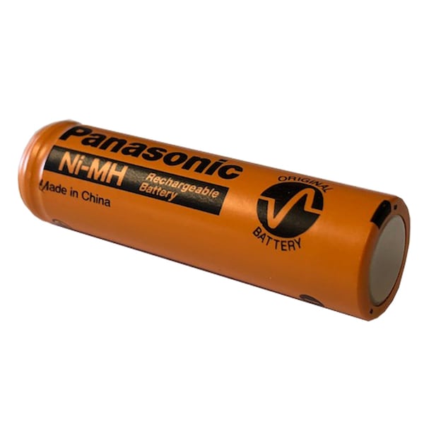 Panasonic HHR-150AA 1.2V 1500mAh AA NiMH BK150AA Flat Top Battery - HHR-150AA
