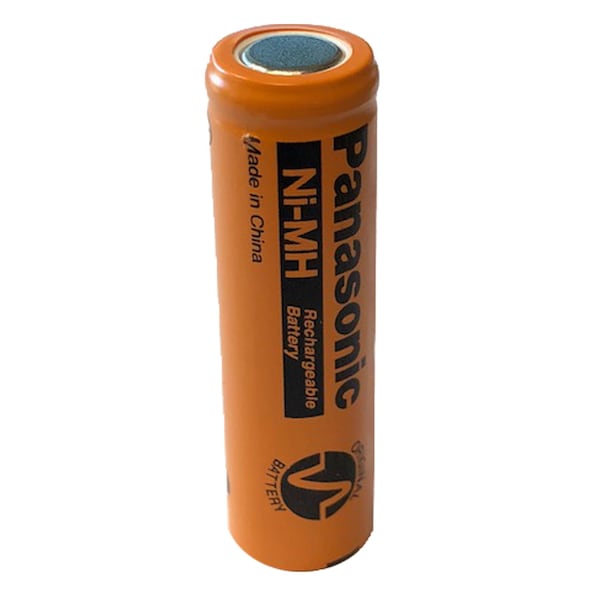 Panasonic HHR-150AA 1.2V 1500mAh AA NiMH BK150AA Flat Top Battery - HHR-150AA