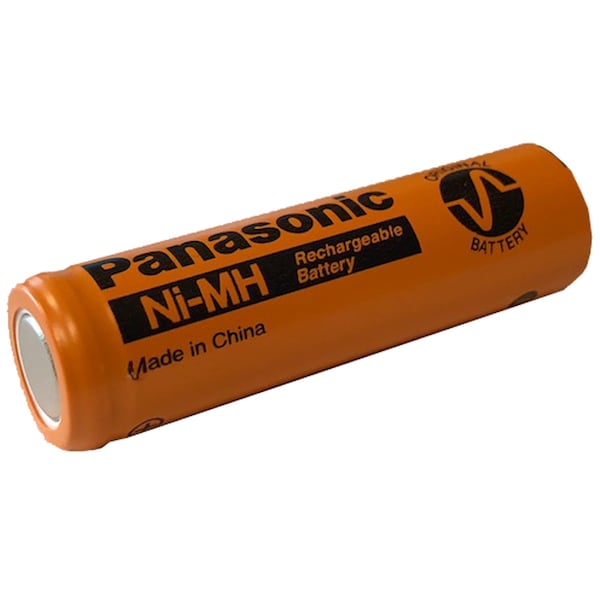 Panasonic HHR-150AA 1.2V 1500mAh AA NiMH BK150AA Flat Top Battery - HHR-150AA