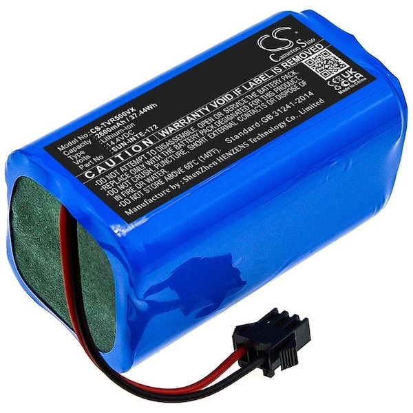 Bsc Preferred Pyle PUCRC660 PUCRC675 Vacuum Replacement Battery - CS-TVR500VX.8
