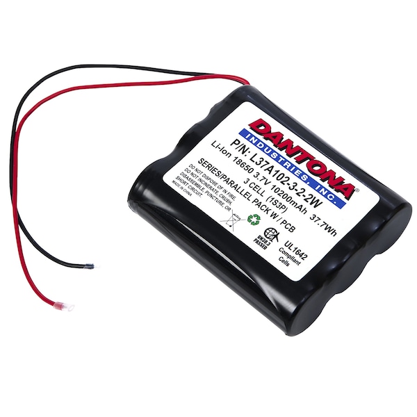 Dantona Battery, L37A102-3-2-2W - L37A102-3-2-2W