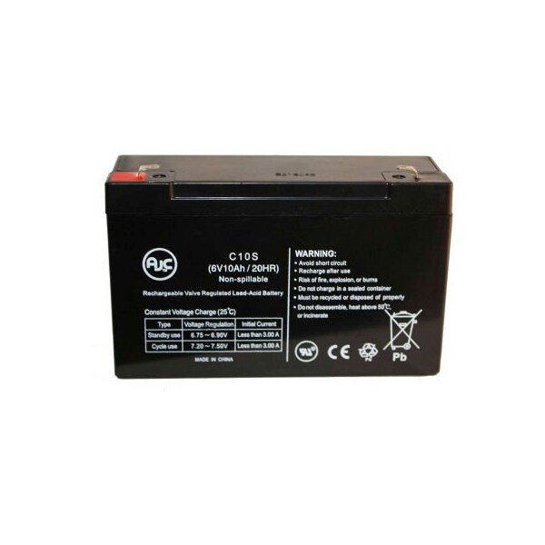 Battery Clerk AJC Sure-Lites 2630 6V 10Ah Emergency Light Battery - SURE-LITES-2630