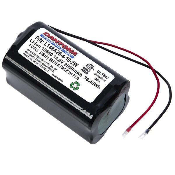 Dantona Battery, L148A26-4-10-2W - L148A26-4-10-2W