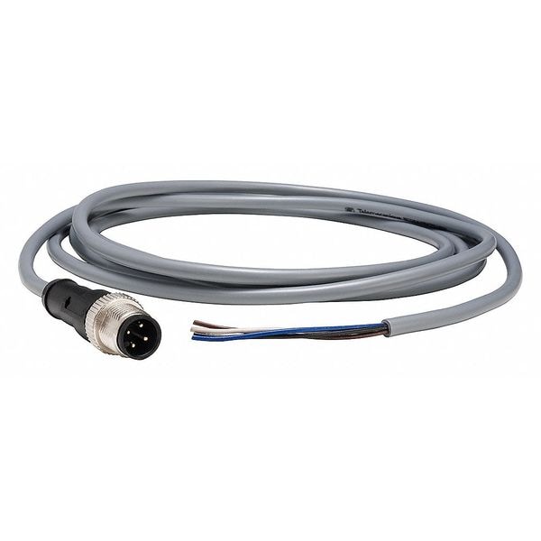 Cable de conexión Telemecanique Sensors, 16.4 pies, gris, 250VCA/300VCC - XZCPV1541L5
