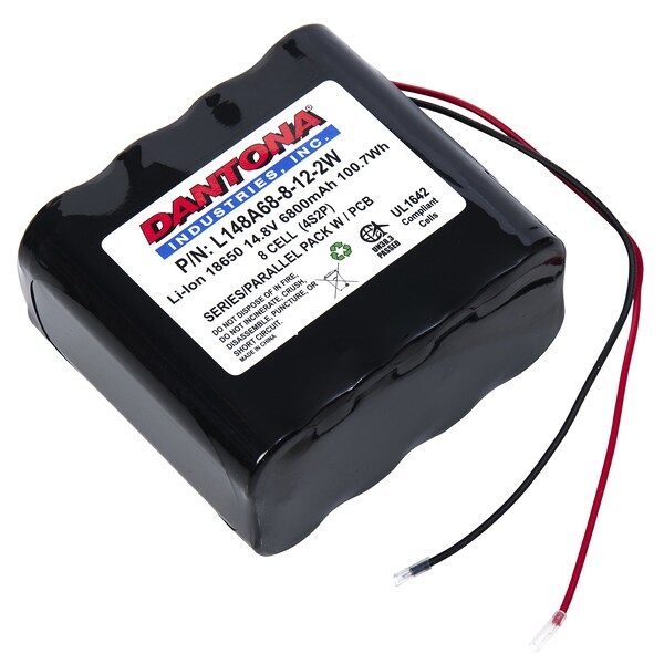 Dantona Battery, L148A68-8-12-2W - L148A68-8-12-2W