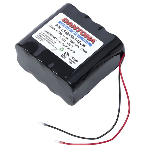 Dantona Battery, L148A52-8-12-2W - L148A52-8-12-2W