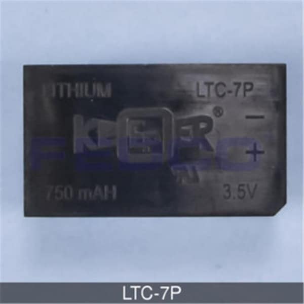 Fedco Batteries FedCo Batteries Compatible with  EaglePicher LTC-7P EaglePicher Keeper Specialty Battery - 3.5V  750mAh - LTC-7P